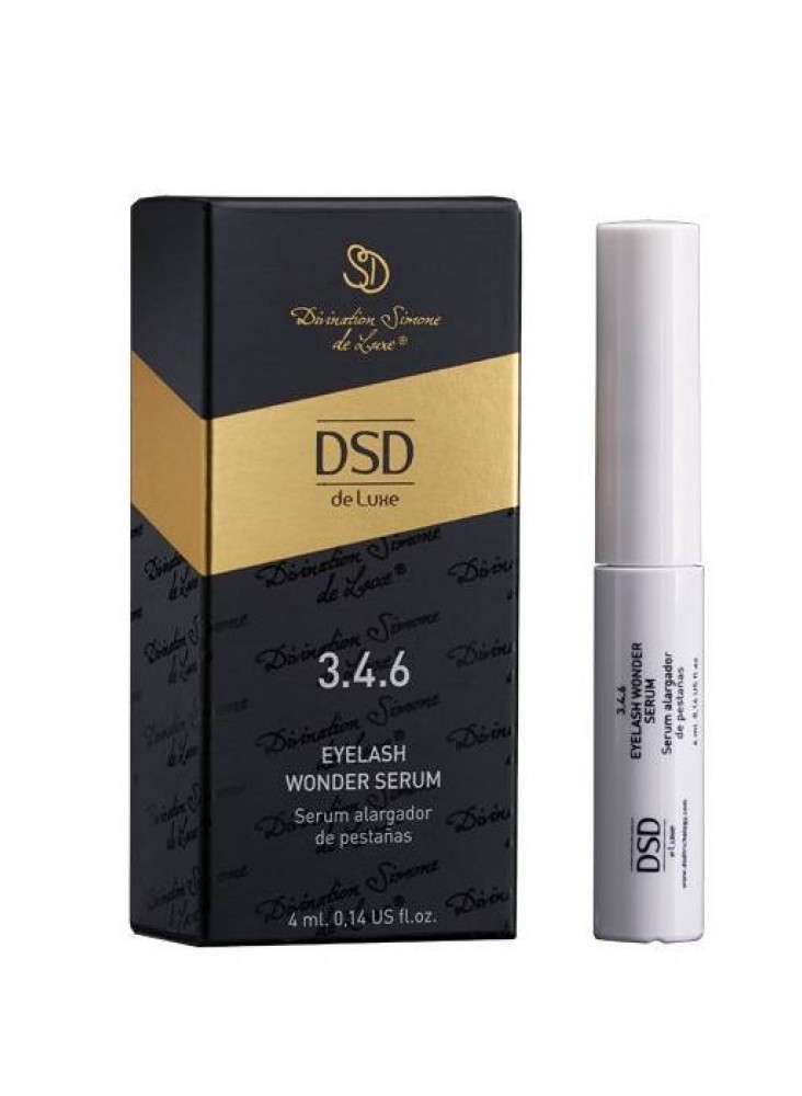 Чудо сироватка для росту вій 3.4.6 DSD De Luxe Eyelash Wonder Serum 4 мл