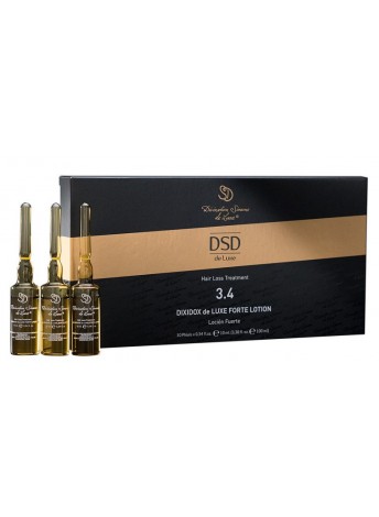 Лосьон проти випадіння та стимуляції росту волосся 3.4 Dixidox de Luxe Forte Lotion DSD De Luxe 10 ампул