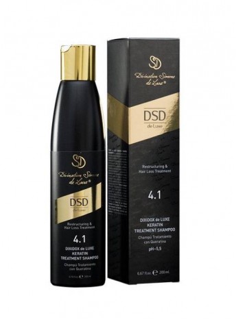 Відновлюючий лікувальний шампунь з кератином DSD De Luxe 4.1 Dixidox de Luxe Keratin Treatment Shampoo 200 мл