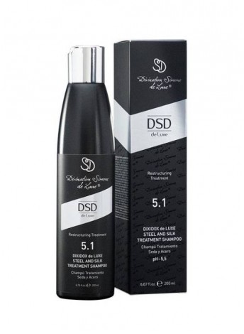 Відновлюючий шампунь Сталь та шовк DSD de Luxe 5.1 Dixidox de Luxe Steel Silk Shampoo 200 мл