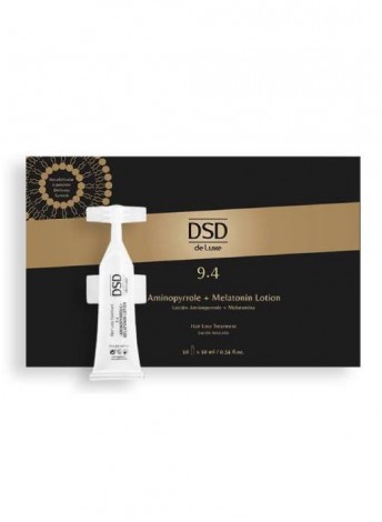 Лосьйон для гальмування випадіння та росту волосся DSD De Luxe 9.4 Aminopyrrole Lotion Melatonin 1амп. по 10 мл