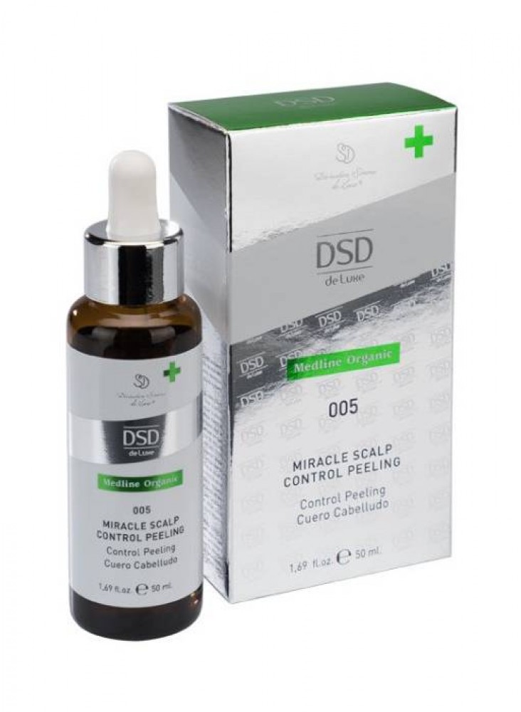 Пілінг на основі гліколевої кислоти для шкіри голови DSD De Luxe 005 Miracle Scalp Control Peeling 50 мл