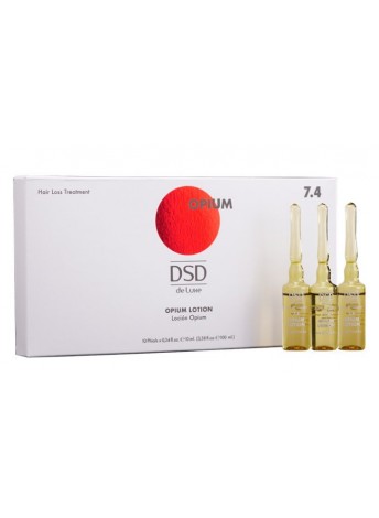 Лосьон проти випадіння та для стимулювання росту волосся DSD De Luxe 7.4 Opium Lotion 10 амп. по 10 мл